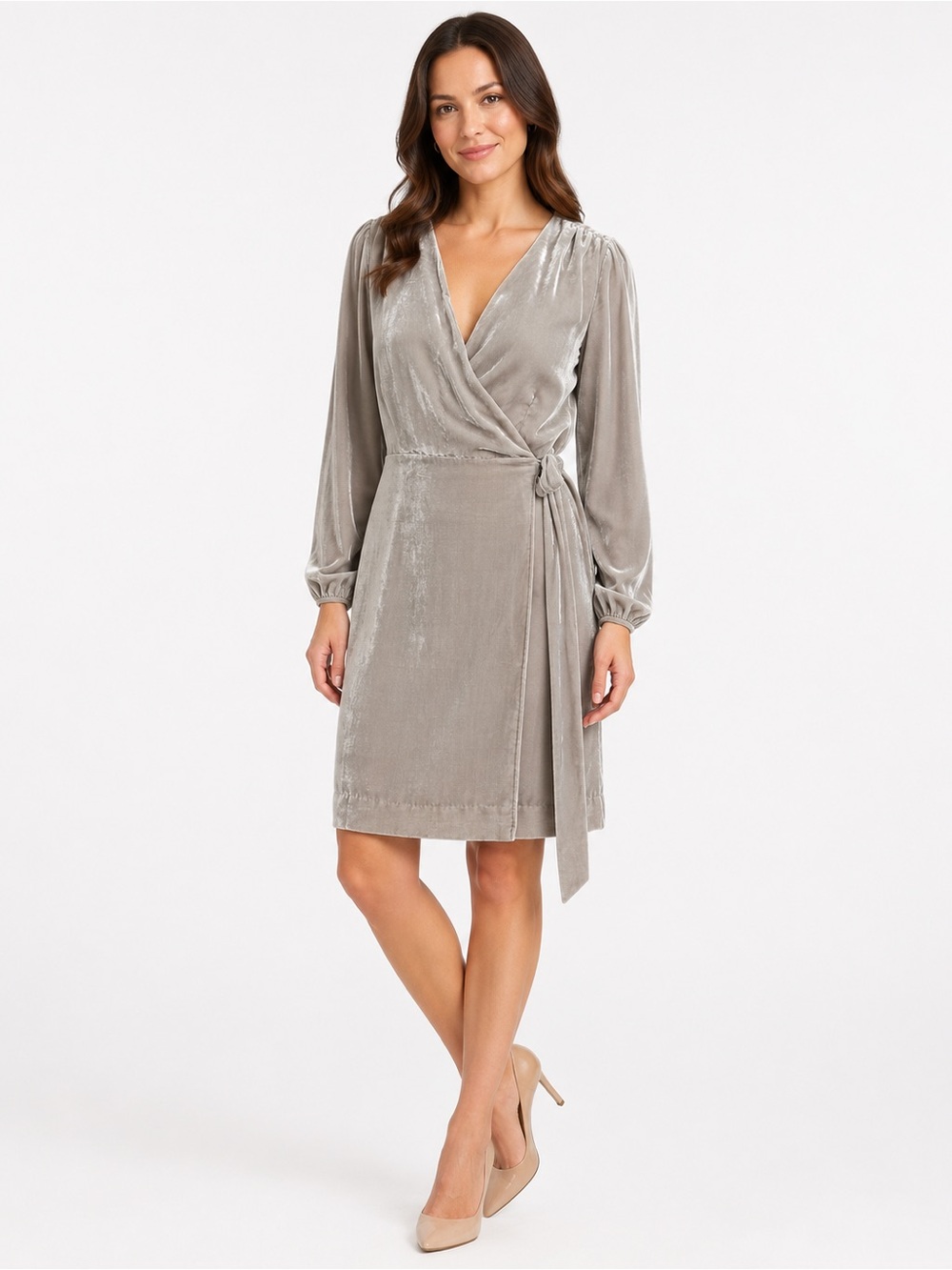 J.Crew Velvet Wrap Dress
Size 12T
